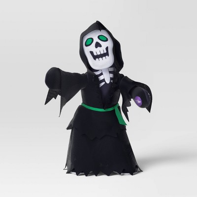 11.5" Animated Plush Ghoul Halloween Decorative Prop Black - Hyde and EEK! Boutique™