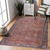 Hauteloom Rust Baki Traditional Washable Area Rug - 2 of 4