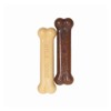 Nylabone Puppy Chew Petite Twin Pack - Chicken & Peanut Butter Nylon Chews(3.75" - 2 Pack) - 2 of 3