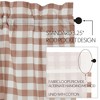Annie Buffalo Portabella Check Short Panel Set of 2 63x36  VHC Brands - 4 of 4