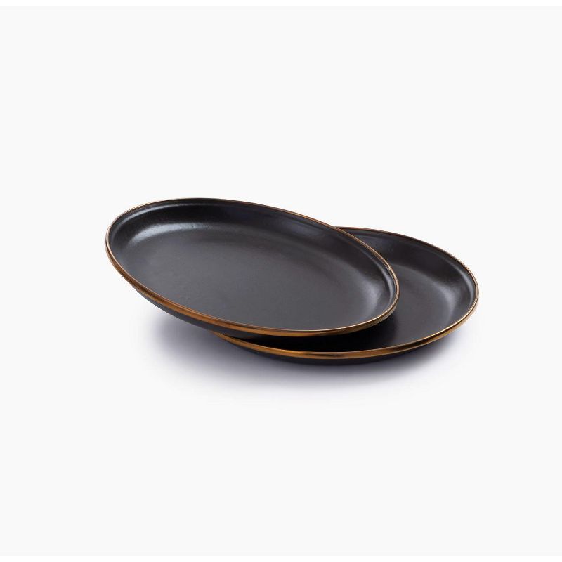 Barebones Enamelware Dining Collection - Charcoal, 1 of 2