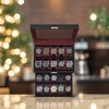 Synthetic Leather 20 - Slot Watch Box with Glass Lid. 2 - Layer, Lockable Watch Display Case - 3 of 4