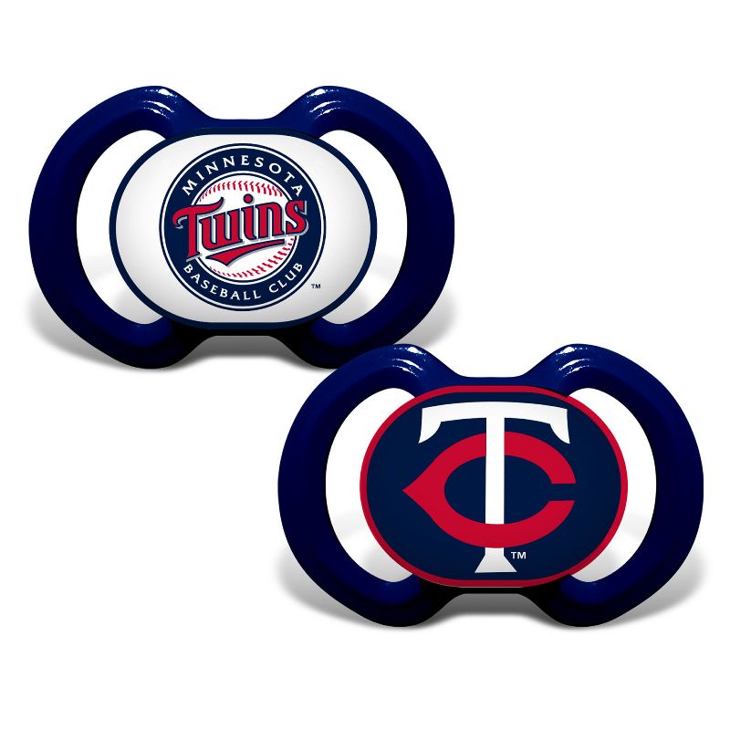 BabyFanatic Officially Licensed Pacifier 2-Pack - MLB Minnesota Twins, 2 of 6