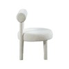 Meridian Furniture,Parlor Boucle Fabric Accent Chair - 4 of 4