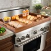 VEVOR Noodle Board Stove Cover, Stove Top Cover Board for Gas Burner & Electric Stove, Acacia Wood Cutting Board with Built-in Handles, Brown - 2 of 4