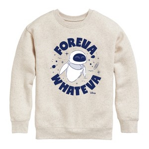Boys' - Disney - Foreva Whateva Eve Graphic Long Sleeve Fleece Sweatshirt - 1 of 4