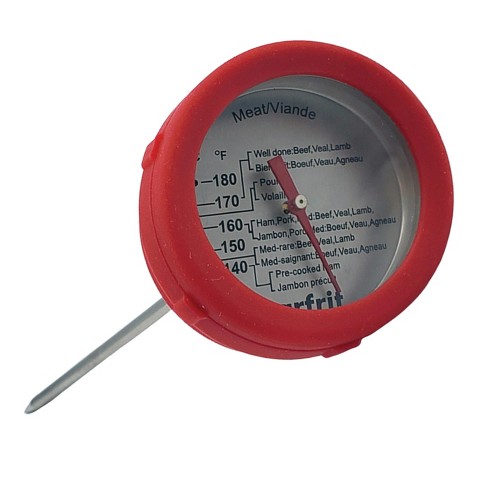 Starfrit Silicone Meat Thermometer, Red