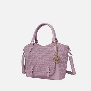 MKF Collection Talula Signature Printed Vegan Leather Women’s Satchel Bag by Mia K - 1 of 4