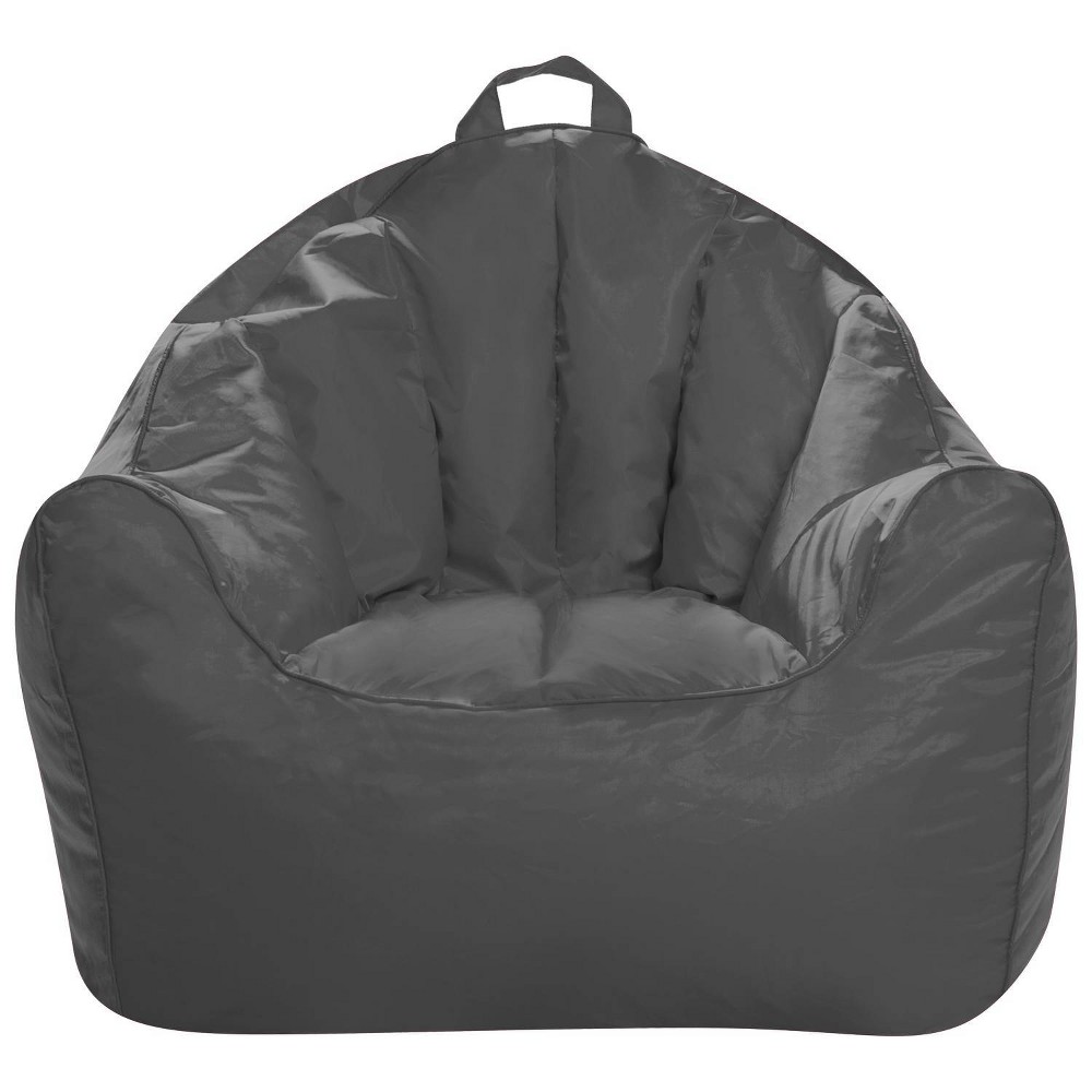 Photos - Bean Bag 29" Malibu Lounge  Chair Charcoal Gray - Posh Creations