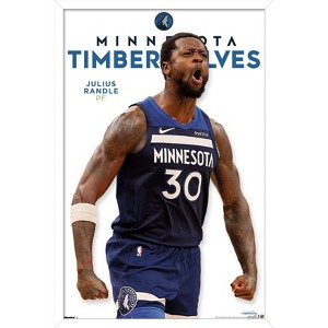 Trends International NBA Minnesota Timberwolves - Julius Randle Feature Series 25 Framed Wall Poster Prints - 1 of 4