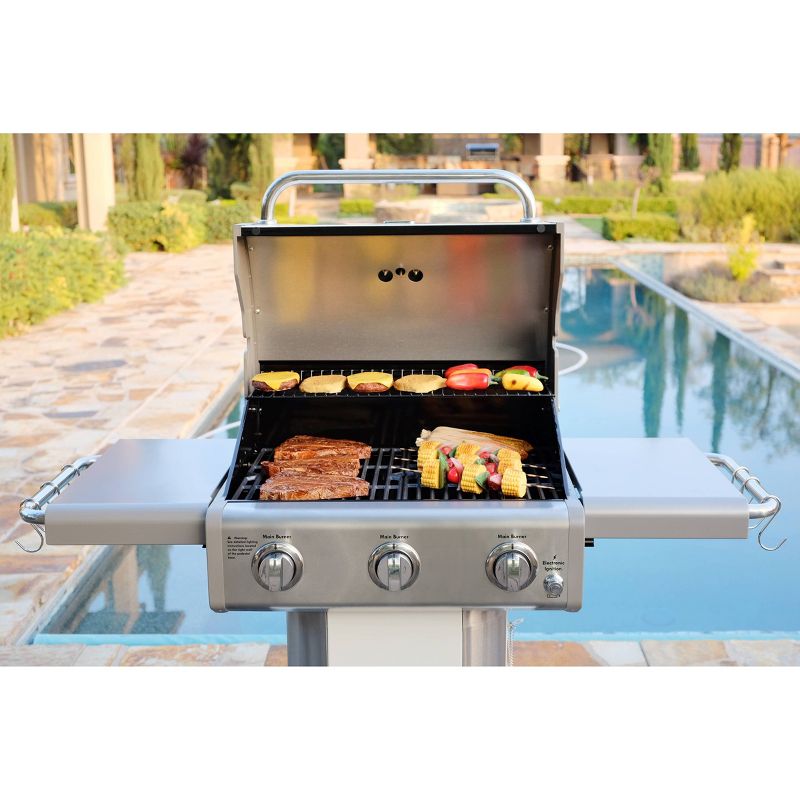 Kenmore 3-Burner Outdoor Gas BBQ Propane Grill, 5 of 14