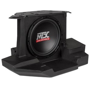 MTX Audio GENERAL-10 Amplified 10" Subwoofer Enclosure - Compatible With Select 2017+ Polaris General Vehicles - 1 of 3