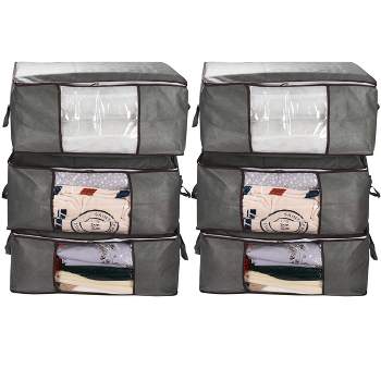 10-piece Vacuum Storage Bags Set - Space-saving Airtight Sacks For Clothing  And Blankets - Travel Bag Pack In 4 Sizes With Pump By Home-complete :  Target