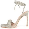 Journee Collection Womens Edelie Tru Comfort Foam Open Toe High Stiletto Pumps Taupe 6.5 - 2 of 4