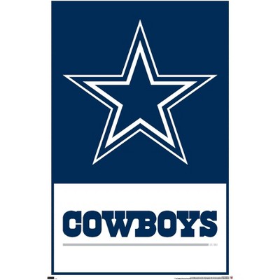 Trends International Nfl Dallas Cowboys- Logo 21 Unframed Wall Poster ...