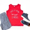 The Juniper Shop This Is How I Roll Youth Tank Top - XL - Red - 2 of 4