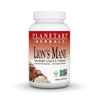 Lion's Mane 500 mg by Planetary Herbals  -  90 VegCap