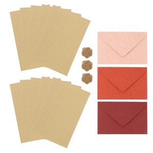 Unique Bargains Invitation Envelopes for Greeting Cards Wedding Birthday Christma 5 Pcs - 1 of 4