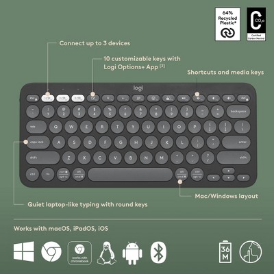 Logitech Bluetooth Wireless Keyboard and Mouse Combo - MK380S_8