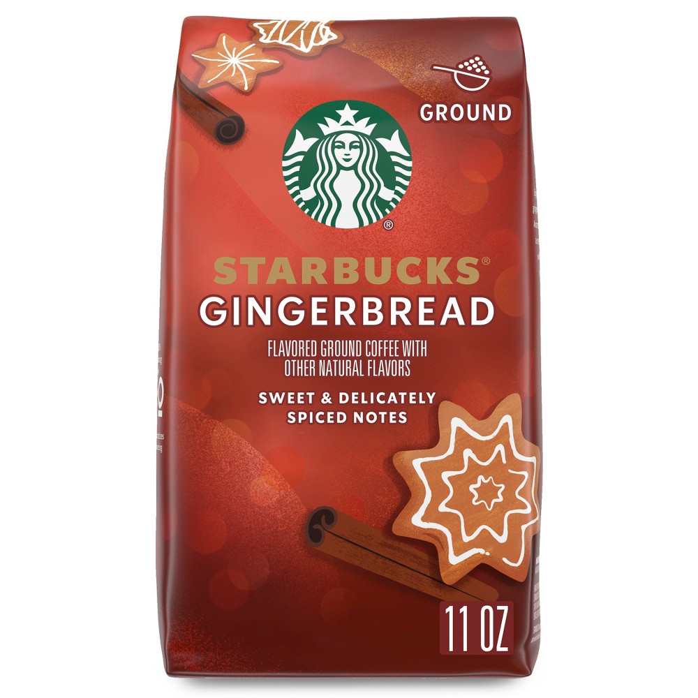 Starbucks Holiday Gingerbread Medium Roast Coffee 11oz, BEST BEFORE 1/24