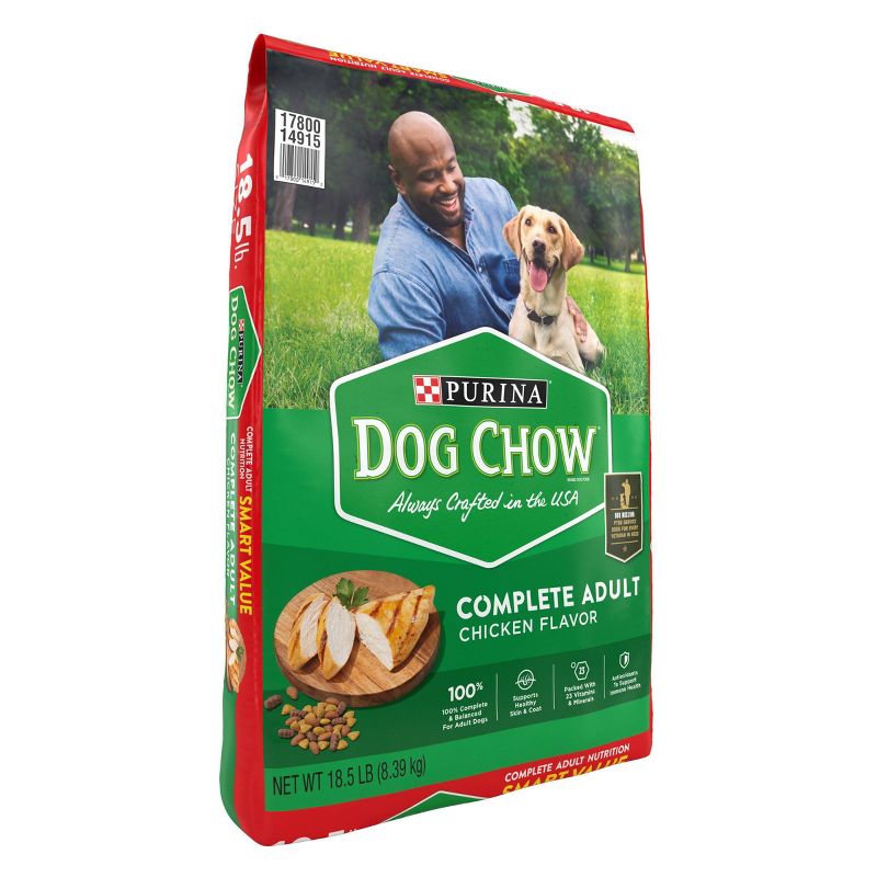 Purina Dog Chow with Real Chicken Adult Complete & Balanced Dry Dog Food, 4 of 8