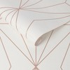 Harmony White and Rose Gold Geometric Paste the Wall Wallpaper - 3 of 4