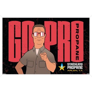 Trends International King of the Hill (2025) - Hank Go Pro, Propane Framed Wall Poster Prints - 1 of 4
