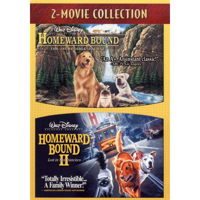 Homeward Bound: The Incredible Journey/Homeward Bound II: Lost in San Francisco (DVD), 1 of 2