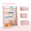 3 Tier Floor Standing Bookshelf, Modern Open Storage Display Bookshelf, Kids Bookcase Storage Organizer For Living Room Kids Room Bedroom Nursery - 2 of 4
