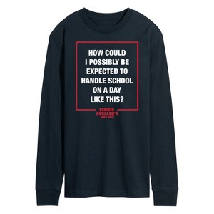 Men's - Ferris Bueller's Day Off - How Could I Possibly Long Sleeve Graphic T-Shirt - 1 of 4
