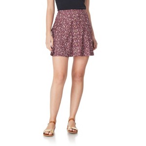 WallFlower Ridley Button Front Aline Skirt - 1 of 3