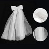 Unique Bargains Comb Wedding Veil White 1 Pc - 3 of 4