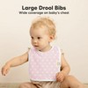 KeaBabies 8-Pack Organic Baby Bibs for Boy, Girl, Drool Bibs, Baby Bib for Girls, Boys,  Newborn Teething Bibs - 3 of 4