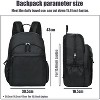 Hachikiko 15.6 Inch Water Resistant Backpack,Multi-Pocket School Backpack for Teens, College Bookbag, Travel Carry On, Work Daypack - 2 of 4