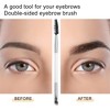 Unique Bargains Soft Double Heat Angled Eyebrow Brush Eyelash Extension Brush for Women Eye Makeup - 4 of 4