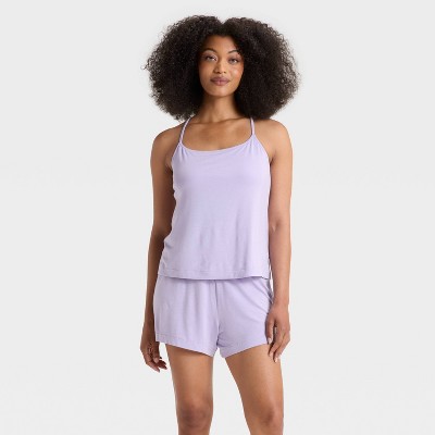 Women's Cloud Knit Tank Top and Shorts Pajama Set - Auden™