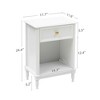 Whizmax Nightstand Bedroom Nightstand with Drawer and Storage Shelf, Modern End Table Side Table for Bedroom Living Room - 3 of 4