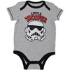 Star Wars Darth Vader Chewbacca Stormtrooper R2-D2 C-3PO Baby Boys 5 Pack Bodysuit 18 Months - 4 of 4
