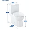 One-Piece Toilet, Elongated Bowl, Dual Flush, Comfort Height, Whisper-Close Seat, Modern Design, Easy Installation for Bathroom - 2 of 4