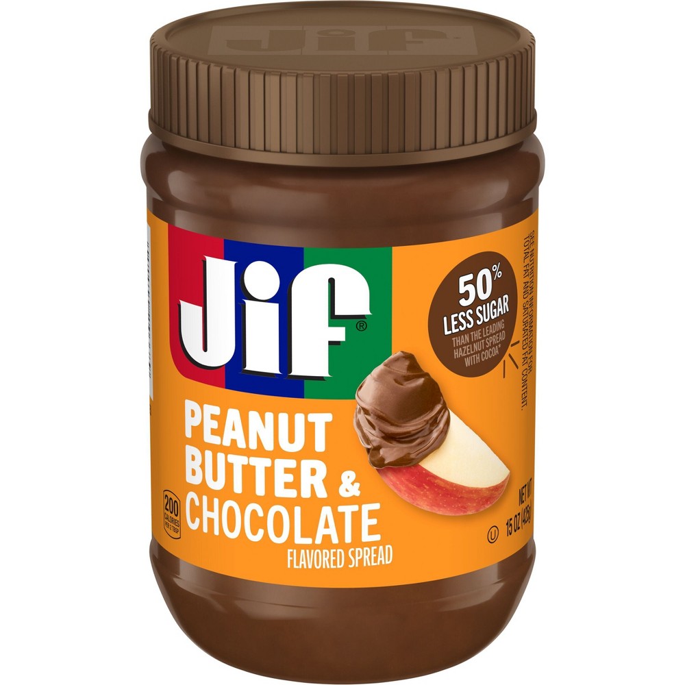 Jif Peanut Butter & Chocolate Flavored Spread - 15oz