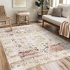COZONY Washable Area Rug for Living Room, Vintage Distressed Accent Carpet, Non-Slip, Low Pile, Stain Resistant - 3 of 4