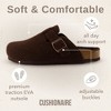 CUSHIONAIRE Hana Slip-On Buckle Clog with Cork Footbed +Memory Foam, Wide Widths Available - 4 of 4
