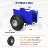 Slab Dolly with 10" Rubber Inflatable Tires,Panel Dolly 600 Lbs Capacity,Adjustable Drywall Mover for Drywall Sheets Door Transport All Terrain - 3 of 4