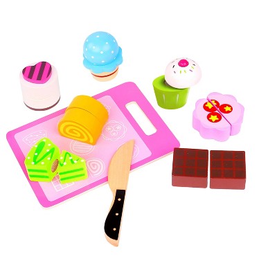 Toysters 6-piece Wooden Mixer Cooking & Baking Kitchen Set Toddler Toy  Playset Wonderful Tool For Pretend Play : Target