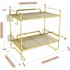 2-Tier Organizers and Storage, No Drilling Storage, Above Storage Rack, Back of Organizer - 3 of 4