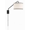 Crystorama Lighting Mallory 1 - Light Sconce in  Matte Black - image 3 of 4