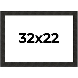 PosterPalooza | Contemporary Black Picture Frame - UV Acrylic, Backing Board, Hanging Hardware Included - 1 of 4
