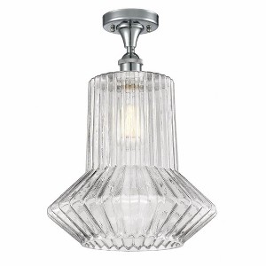 Springwater - 1 Light Semi-Flush Mount In Industrial Style-17 Inches Tall and 12 Inches Wide - 1 of 1