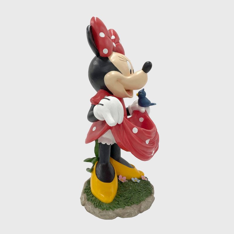 Disney 22&#34; Minnie Mouse Birdbath Resin/Stone Statue, 3 of 6
