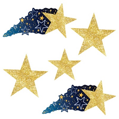 Beistle Starry Night Hanging Shooting Stars, Asstd, (5/Box) Multicolored